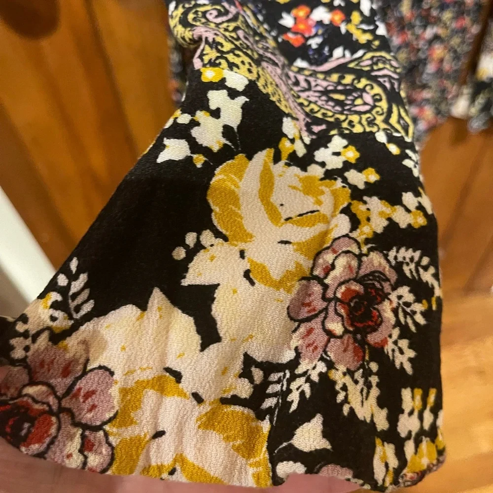 Free People floral patterned‎ blouse